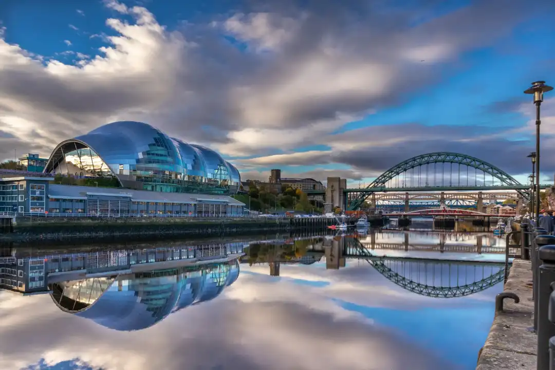 Tyne Bridge and Newcastle Quayside